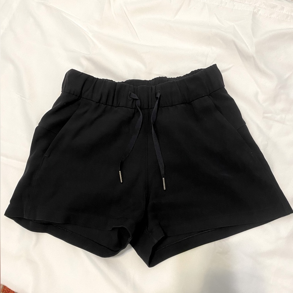 Black Lululemon shorts size 2